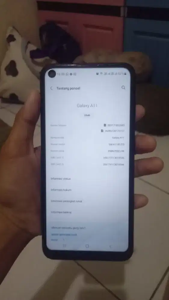 samsung A11 4G minus retak aluss sehelai