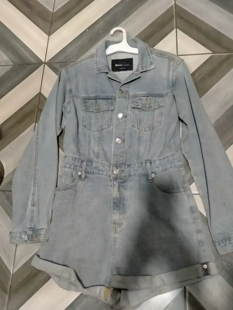 Jumpsuit denim wanita