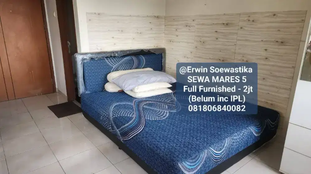 DISEWAKAN MARGONDA RESIDENCE 5 MARES 5 DEPOK DMALL NYAMAN MARGONDA