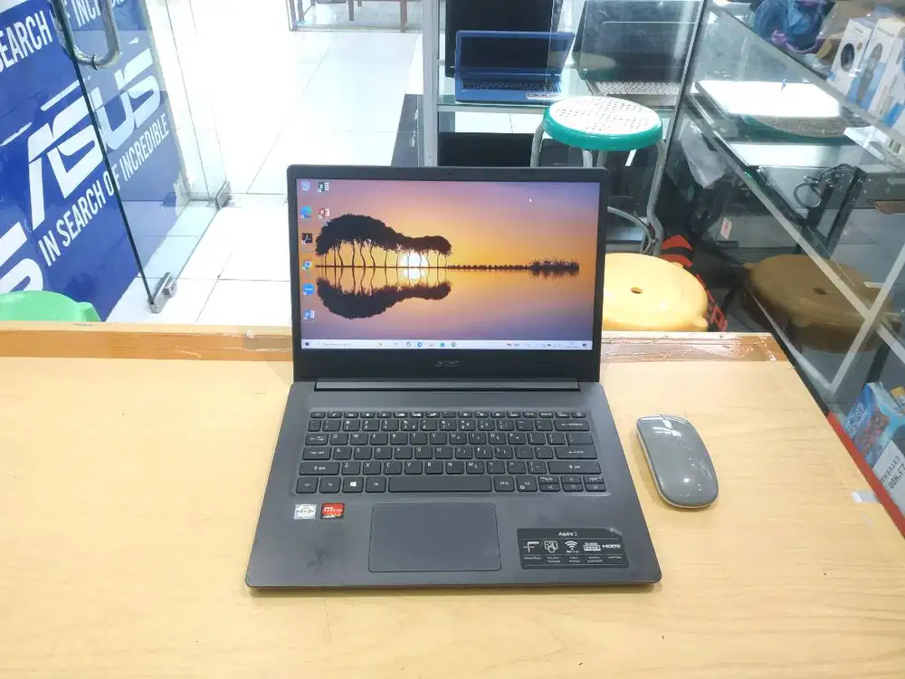 LAPTOP SIAP PAKAI ACER ASPIRE A314-22 AMD ATHLON RAM 8GB