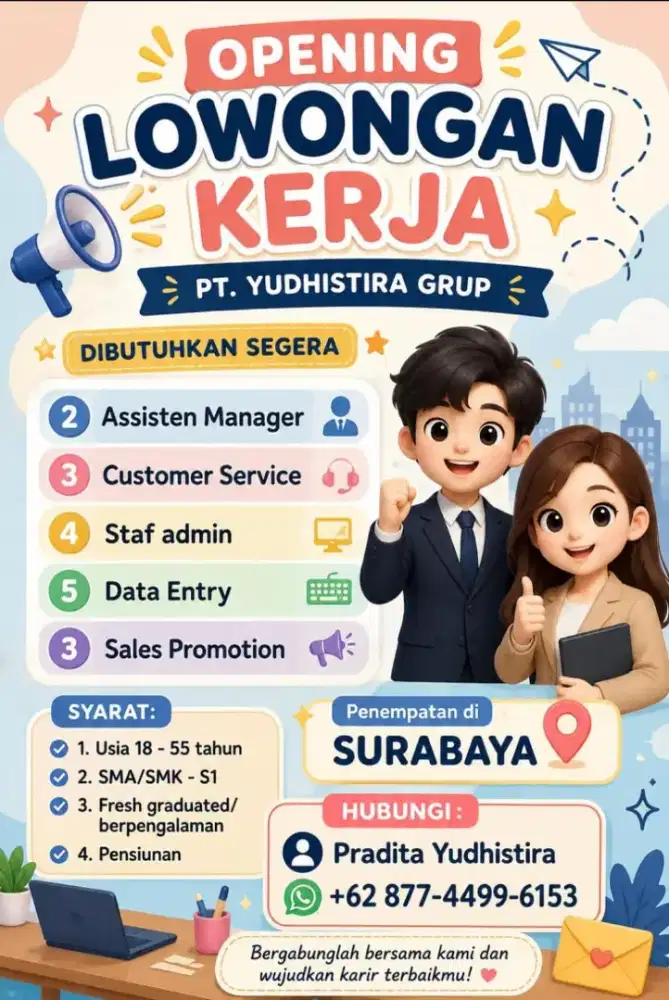 Info loker/lowongan kerja