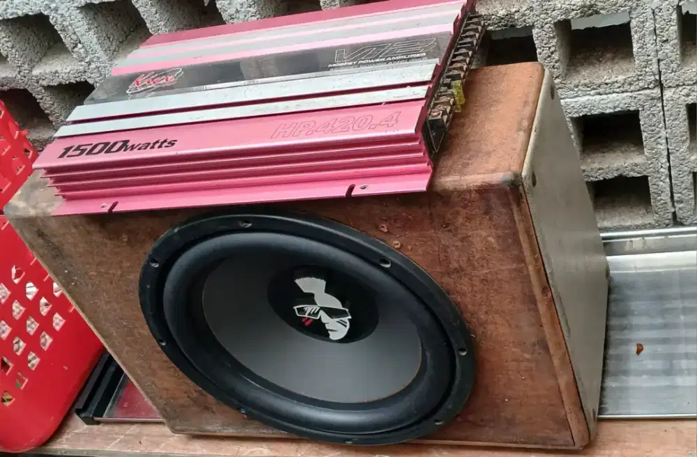 Subwoofer mohawk 12 inch + amplifier