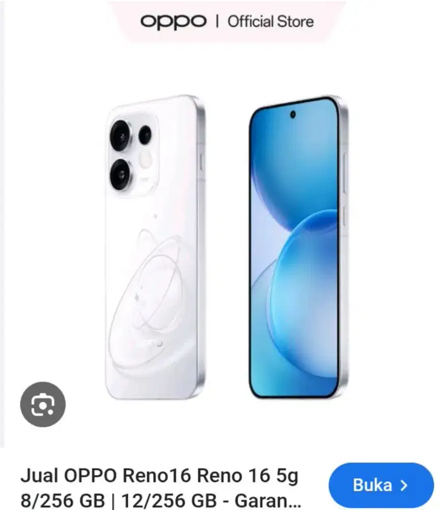 Saya menJual  hp Oppo Reno 16 5G ayo gais segera datang ke toko