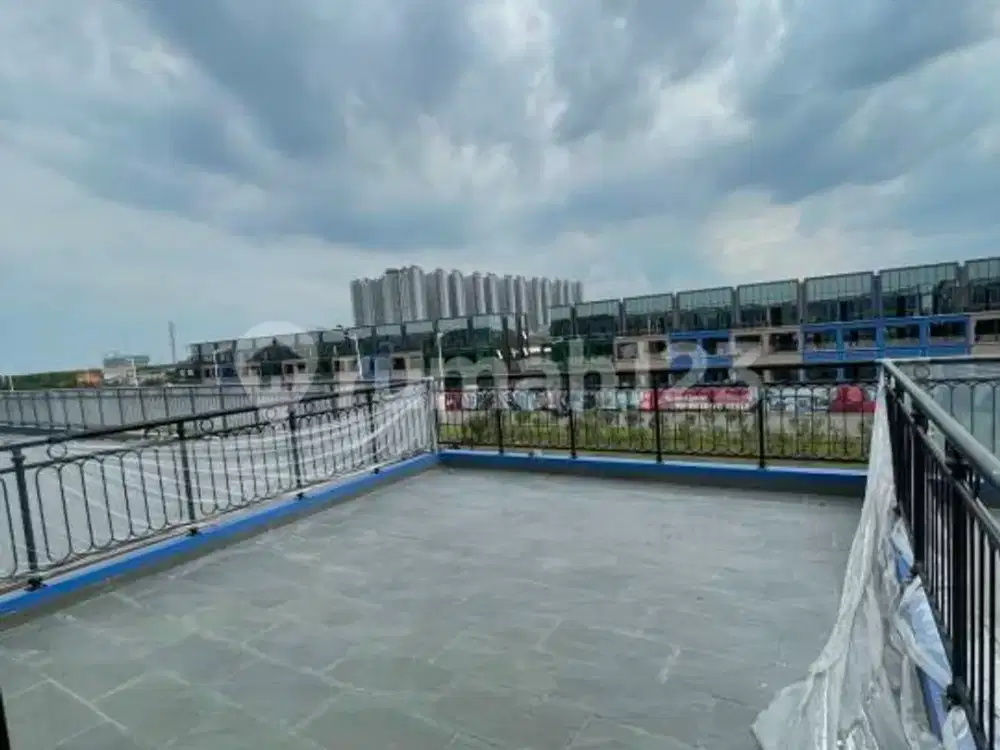 Disewakan Termurah Ruko Marina Bay Pik2 3.5Lt Uk 4,5X23 Parkir Balkon