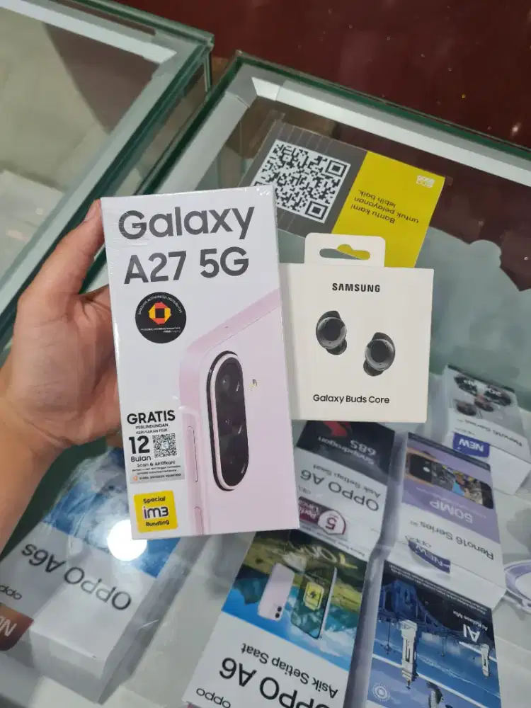 NEW GALAXY A27 5G 6+6/128 FREE BUDS CORE + ANTI GORES + CLEAR CASE‼️