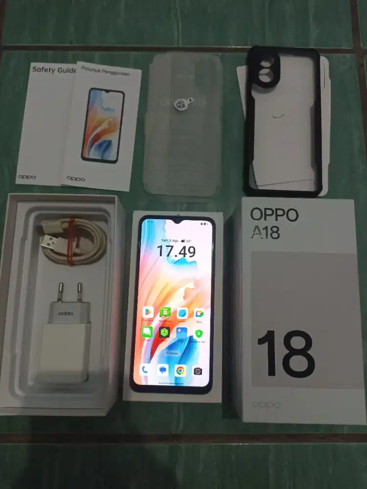 Hp Oppo A18 Ram 4+4/128GB Fullset