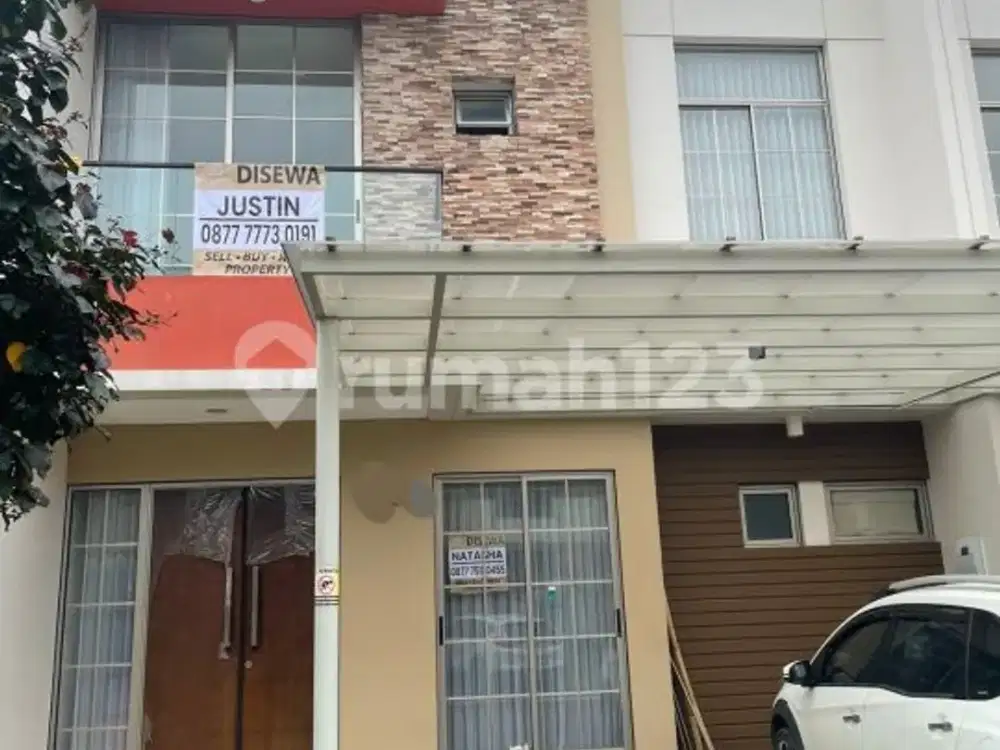 Rumah 2 lantai ukuran dan cluster favorit sudah tetpasang AC