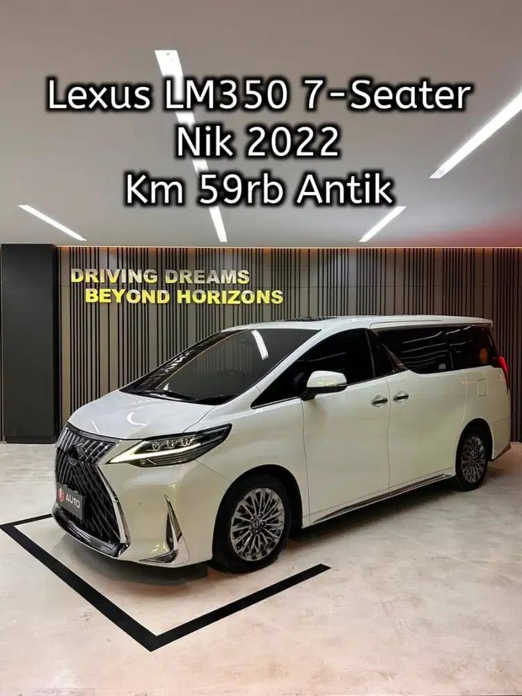 Lexus LM 350 LM350 2022 Putih 7-Seater Km59rb B219CNS