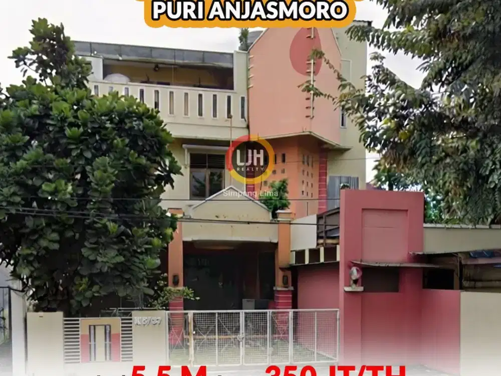 Rumah 3 Lantai Dijual di Puri Anjasmoro Semarang LT 400 m² LB 900 m²