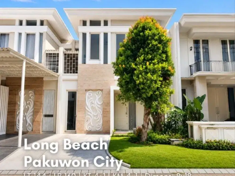 Rumah Long Beach, Pakuwon City  MINIMALIS, SIAP HUNI,