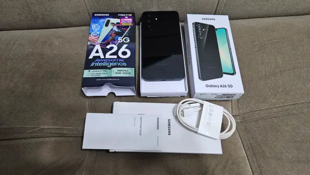 Samsung Galaxy A26 8/256 Gb Sein Garansi Fullset Mulus Murah