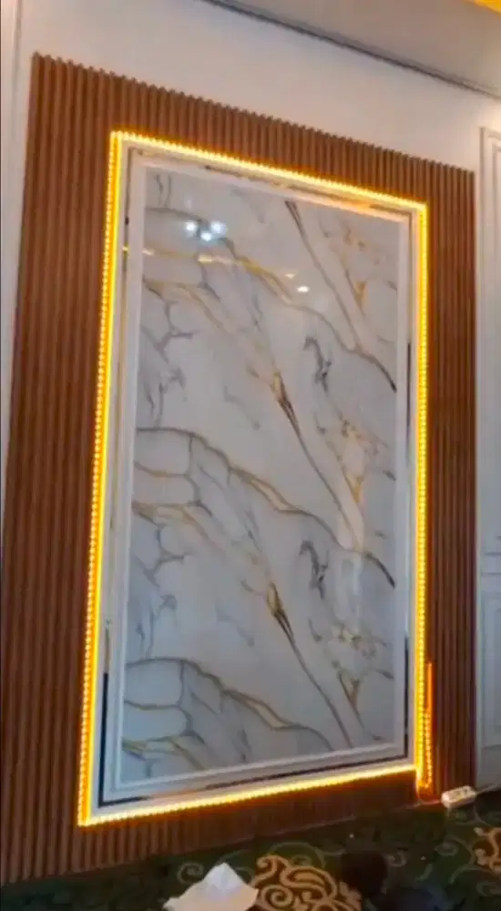 Wpc panel Kombinasi UV Board Marble