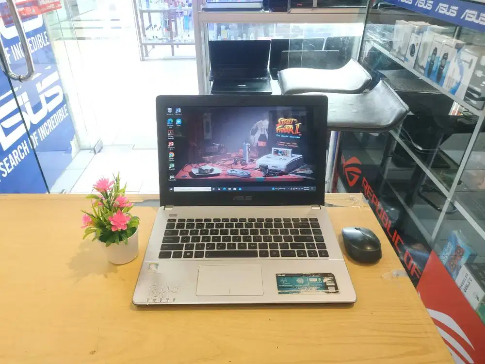 LAPTOP SIAP PAKAI ASUS A450L CORE i5 RAM 4GB NVIDIA