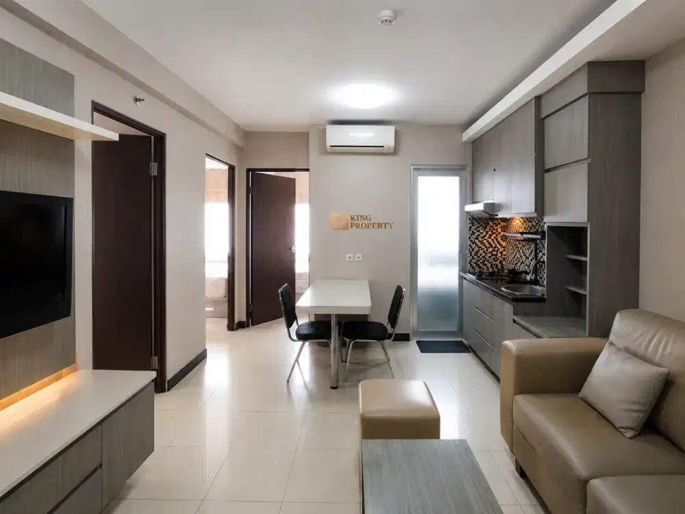 Disewa Green Bay Pluit Bayview 2 Kamar Tidur Modern Contemporary  – View Kolam Renang, Dekat Baywalk Mall & Tol Dalam Kota