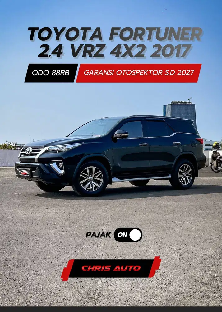 Tdp 8jt Fortuner VRZ 2018/2017 2.4 SRZ VRZ GR Sport PAJERO