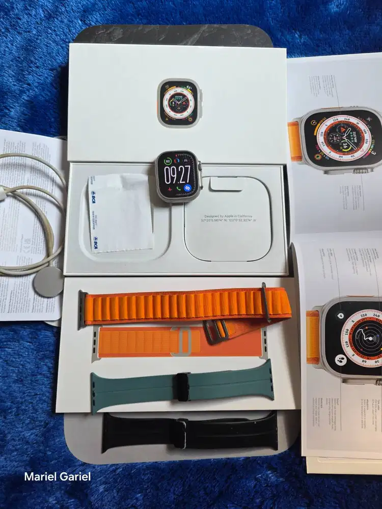 Apple Watch iWatch Ultra 1 iBox BH 87 Titanium 49mm Fullset ori Second