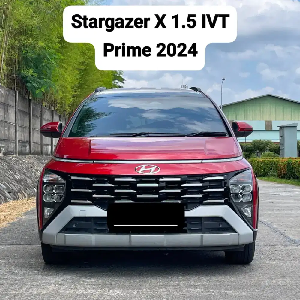 Hyundai Stargazer X 1.5 IVT Prime Bensin AT  2024 , Km 33 ribuan