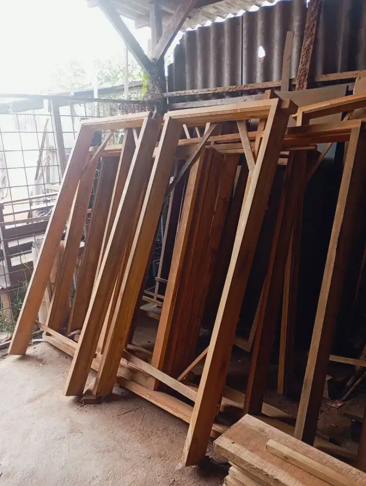 Jual pintu, kusen, jendela kayu jati harga dulurr