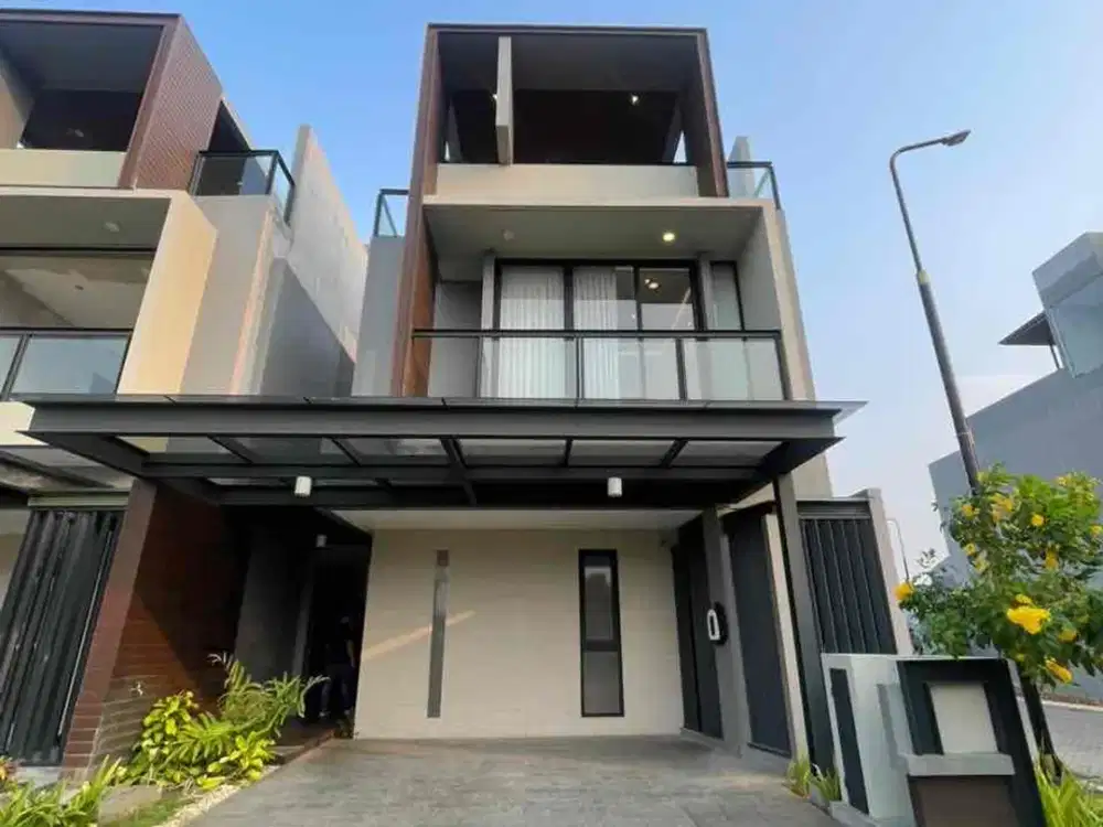 DIJUAL RUMAH MEWAH SMART HOME 3 LANTAI DI SOUTH TRESIOR METLAND PURI