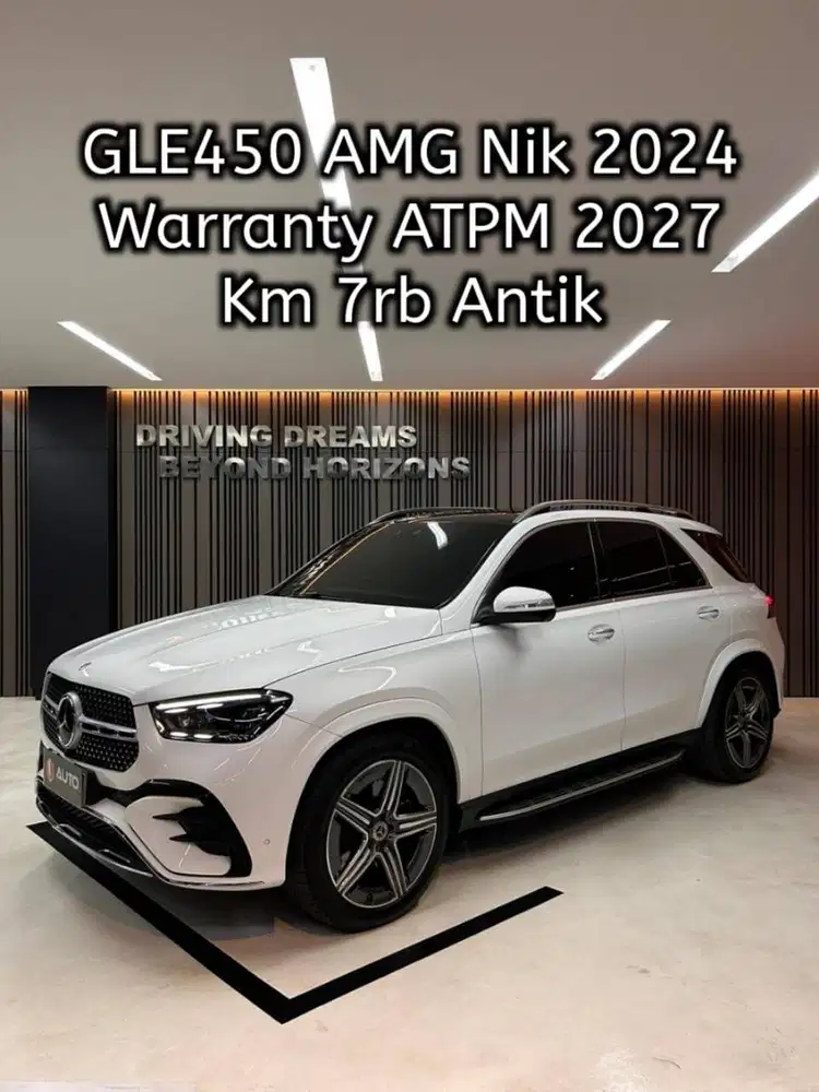 Mercedes Benz GLE450 AMG 2024 Putih Km7rb GLE 450 B2317NLO