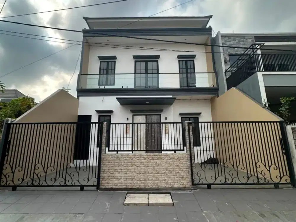 RUMAH BABATAN PANTAI NEW MINIMALIS HADAP BARAT, ROW 3 MOBIL