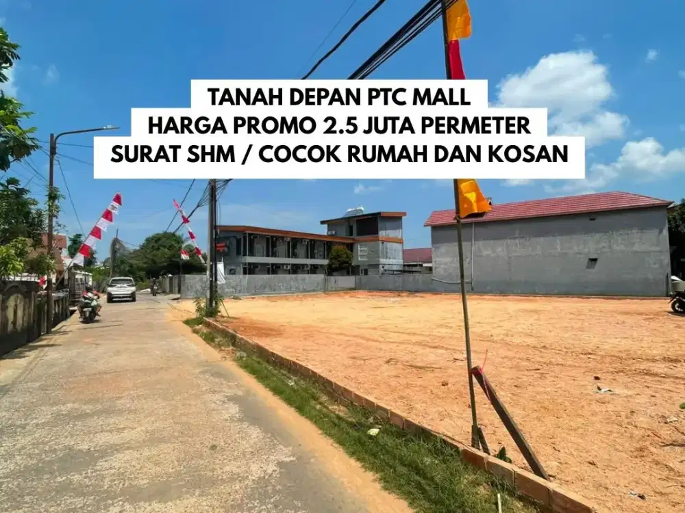TANAH DEPAN PTC MALL PALEMBANG