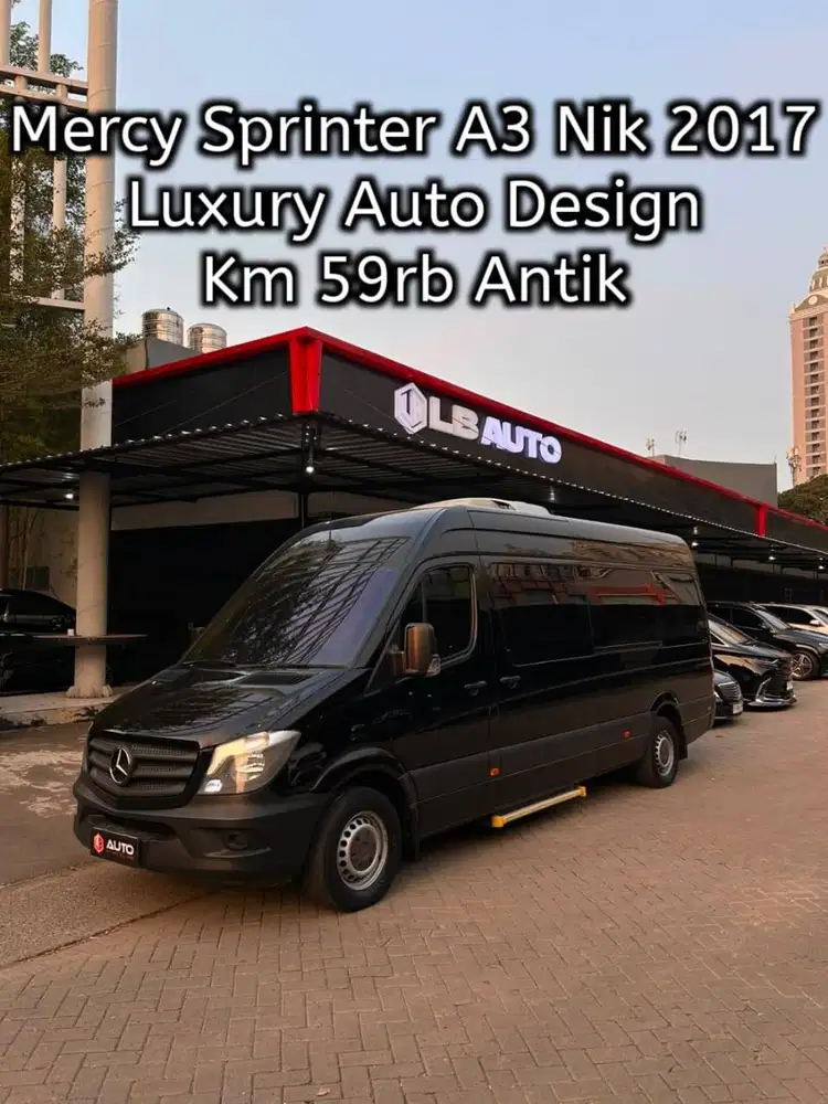 Mercedes Benz Sprinter 315 CDI A3 Diesel 2017 Mercy Hitam B7029SBI
