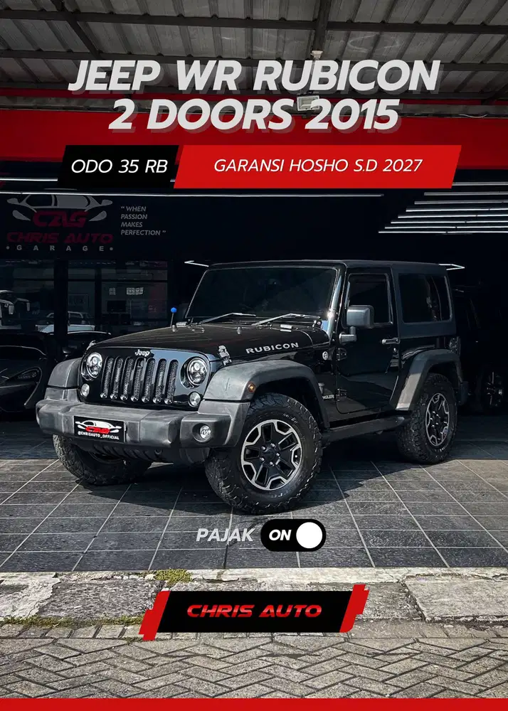 Tdp 25jt 2 Door Rubicon 2016 2015 Odo35rb JEEP WRANGLER 3.0