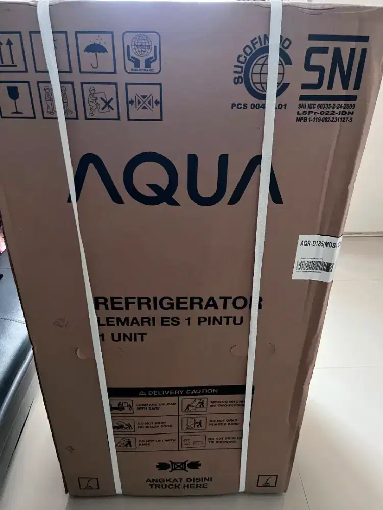 Kulkas Aqua Japan 1 Pintu 145 Liter Warna Hitam