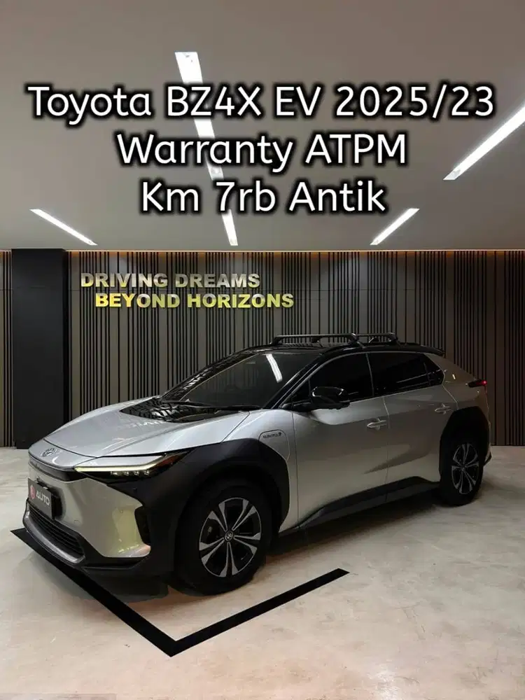 Toyota BZ4X EV AT 2025 Hitam Silver Km7rb Nik 2023 B1760SCO