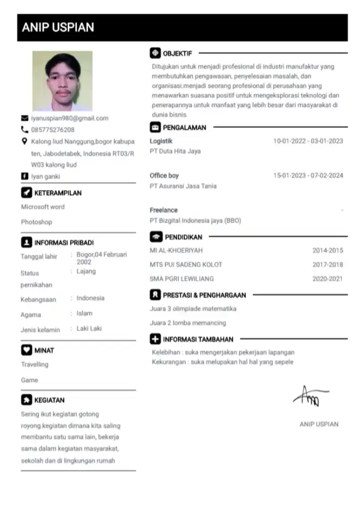 Mencari pekerjaan