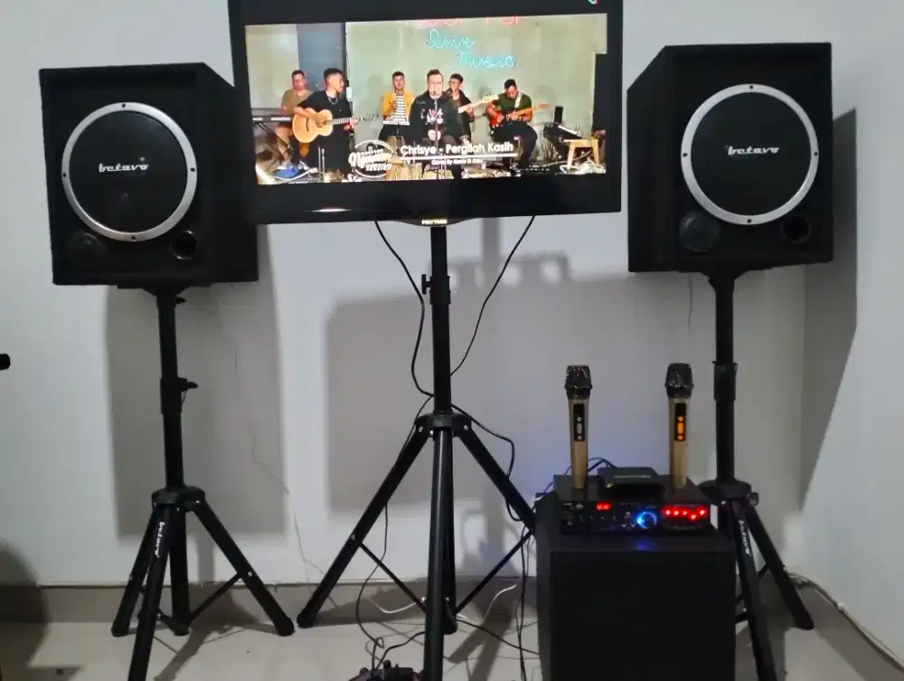 PAKET KARAOKE FULL SET KUMPLIT TINGGAL NYANYI