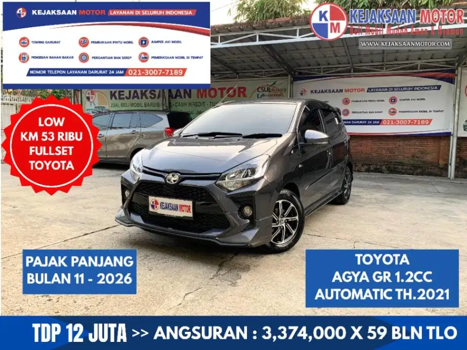Toyota Agya GR Sport 1.2cc Automatic Th.2021
