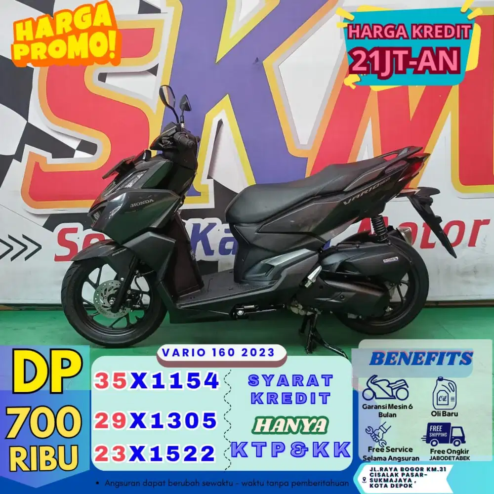 Dp 700rb bawa pulang vario 160 2023