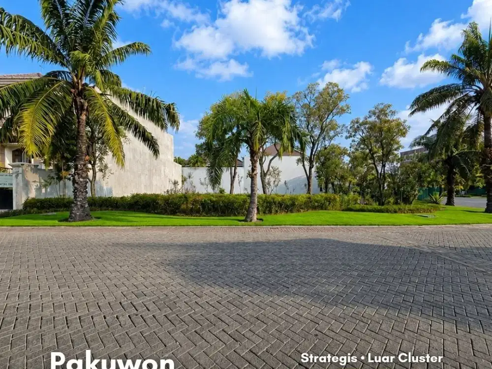 Kavling Pakuwon Indah  Luar Cluster • Depan Kolam Bebek