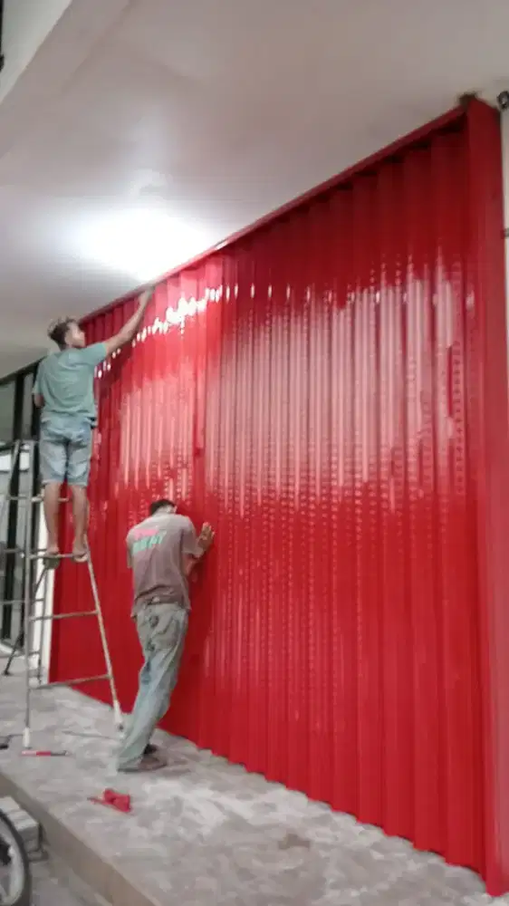 Rolling door folding gate baru