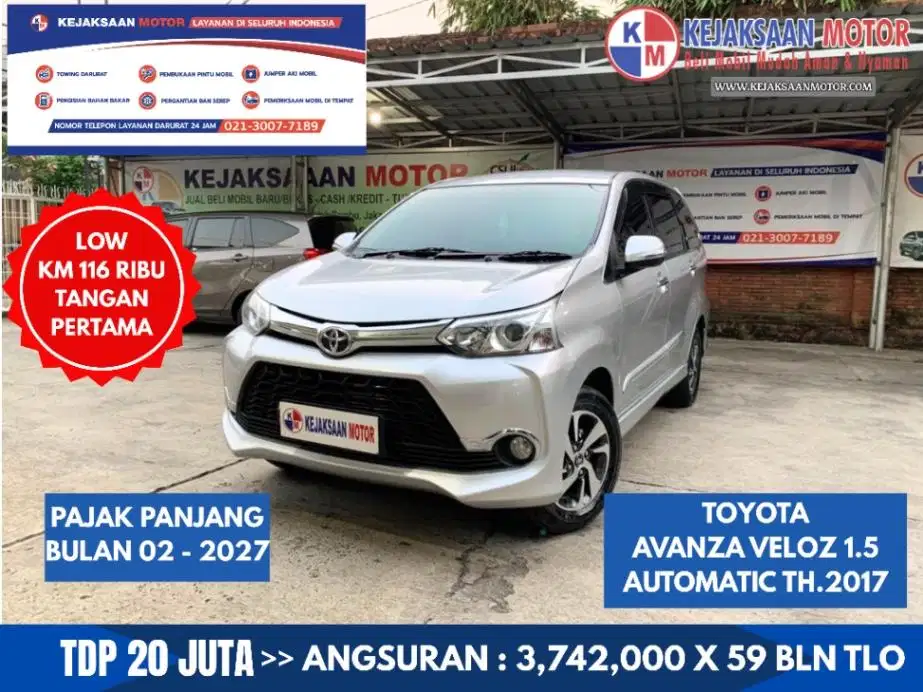 Toyota Avanza Veloz 1.5cc Automatic Th.2017