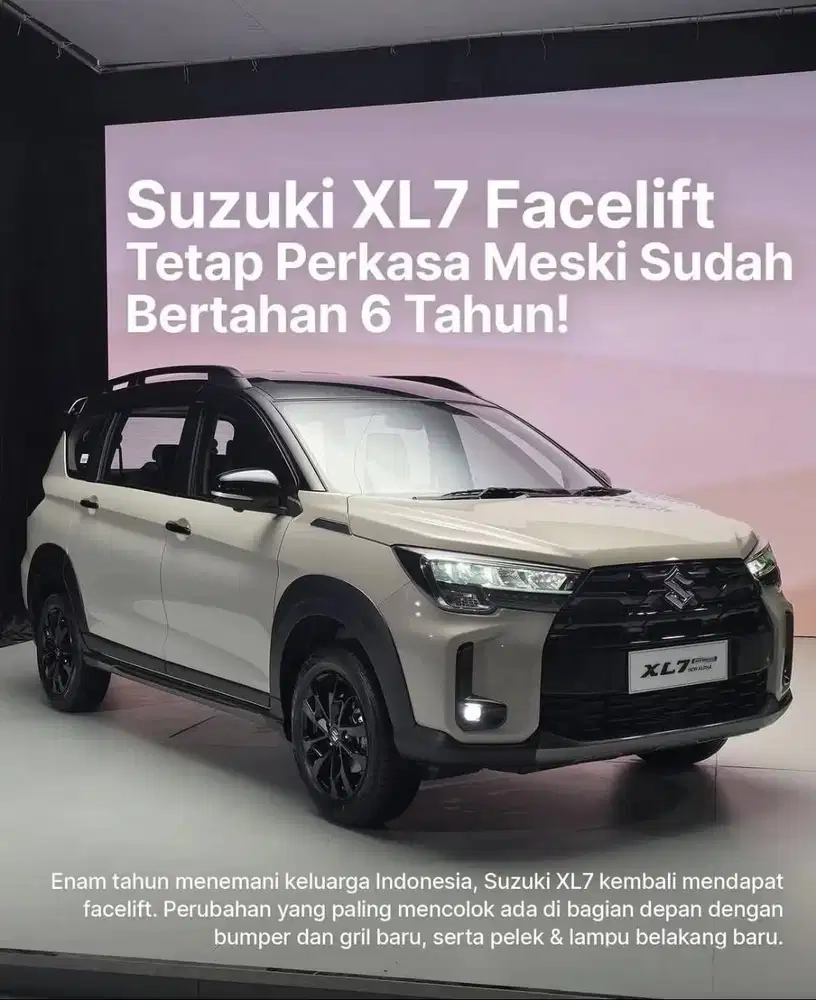 New Suzuki XL7 facelift 2026