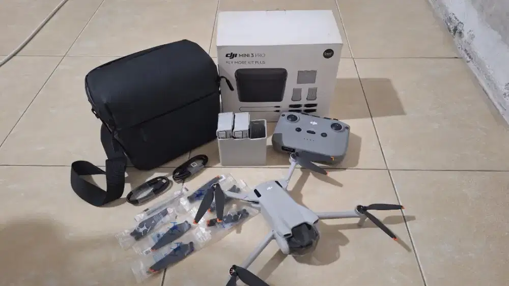 DJI Mini 3 RC-N1 Fly More Kit | 2 Baterai | Mulus | No Crash
