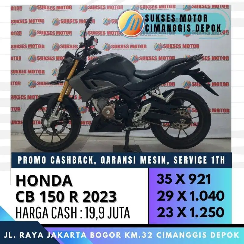 HONDA CB 150R STREETFIRE 2023 CASH KREDIT CC/PAYLATER BISA
