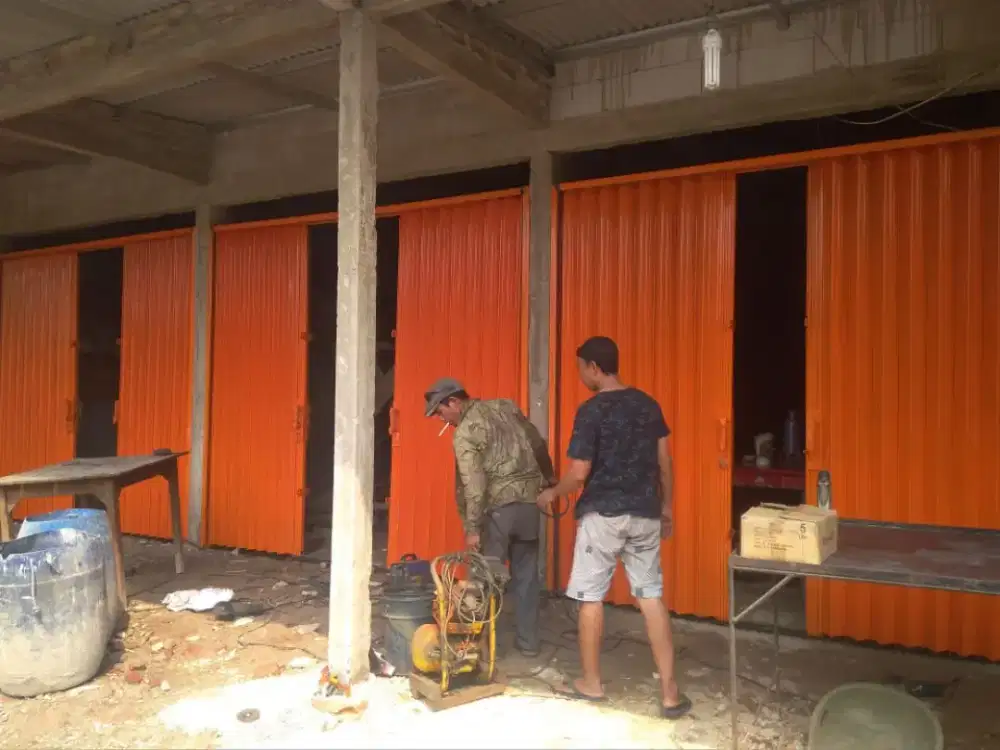 Rolling door folding gate baru
