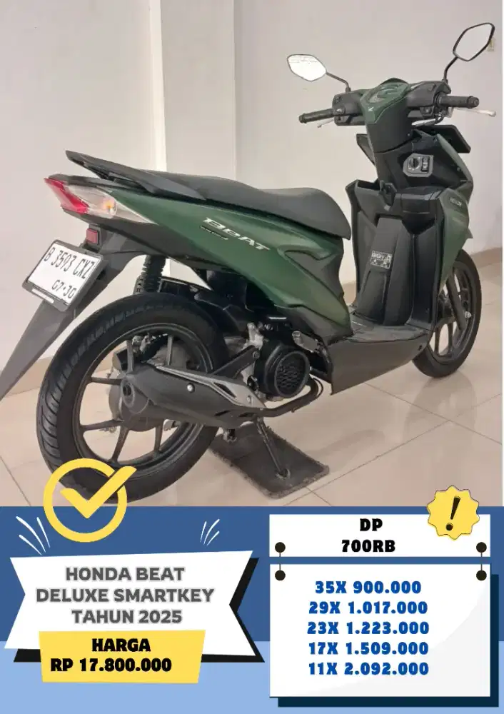 HONDA NEW BEAT DELUXE SMARTKEY TAHUN 2025