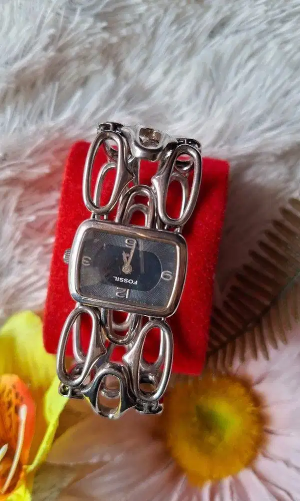Jam Tangan Wanita Fossil ES-1885 Bangle Watch (Preloved)