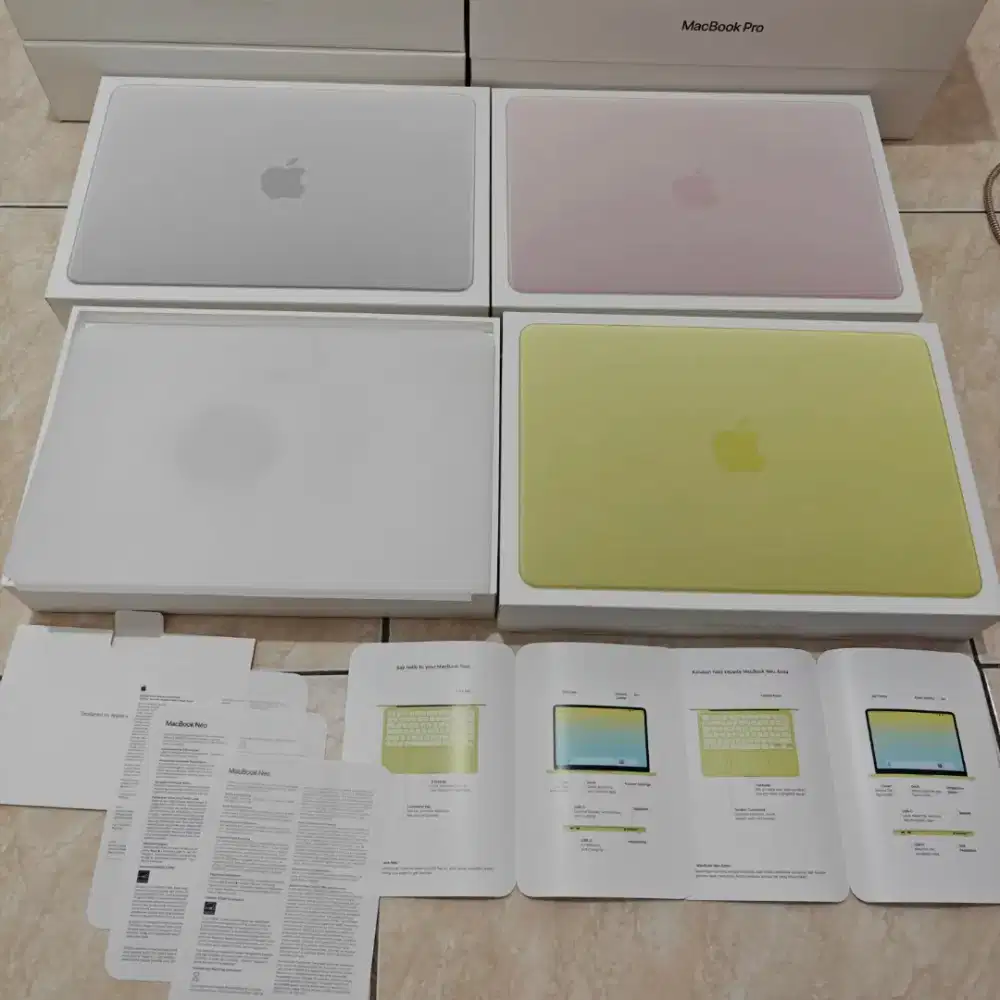 Dus Box MacBook Neo 13 inci Original Copotan