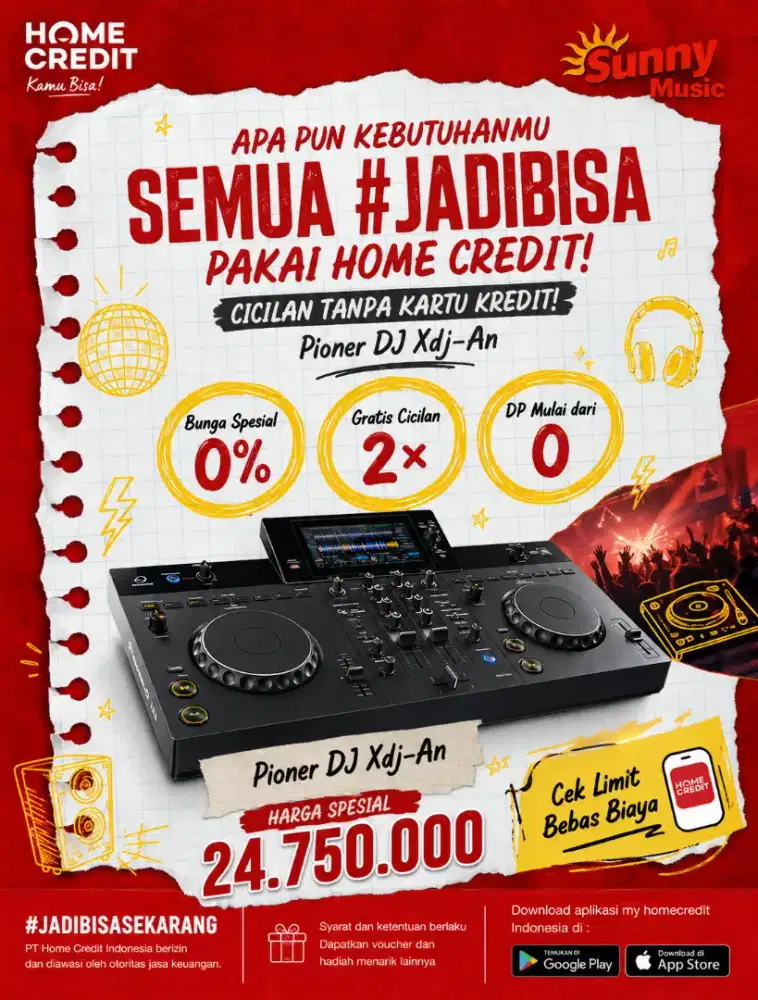 PROMO KREDIT PIONER DJ XDJ-AN TERMURAH SEKOTA PALEMBANG