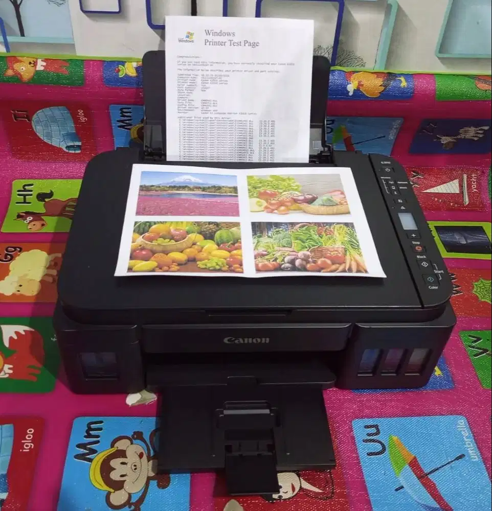 Printer Canon Pixma G3010 all in one infus ori wifi siap pakai