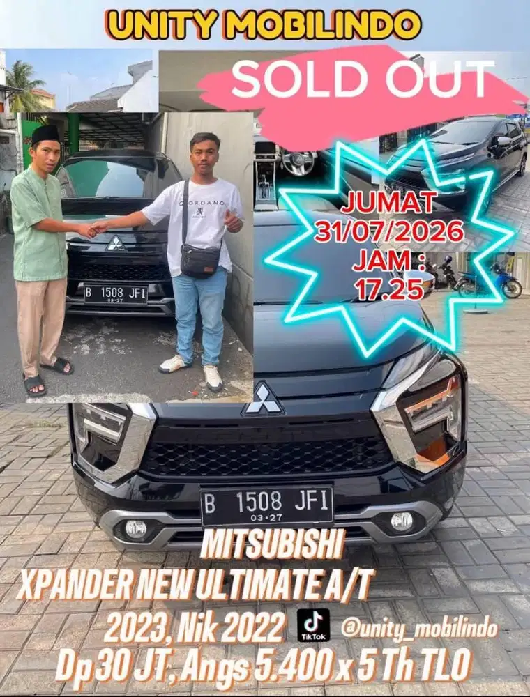 Mitsubishi xpander new ultimaxe at matic 2023 nik 2022 km low