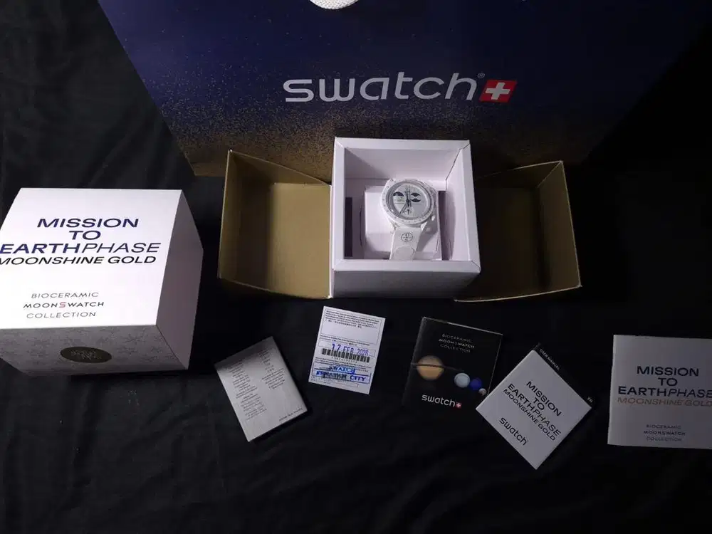Jam Tangan Omega X Swatch