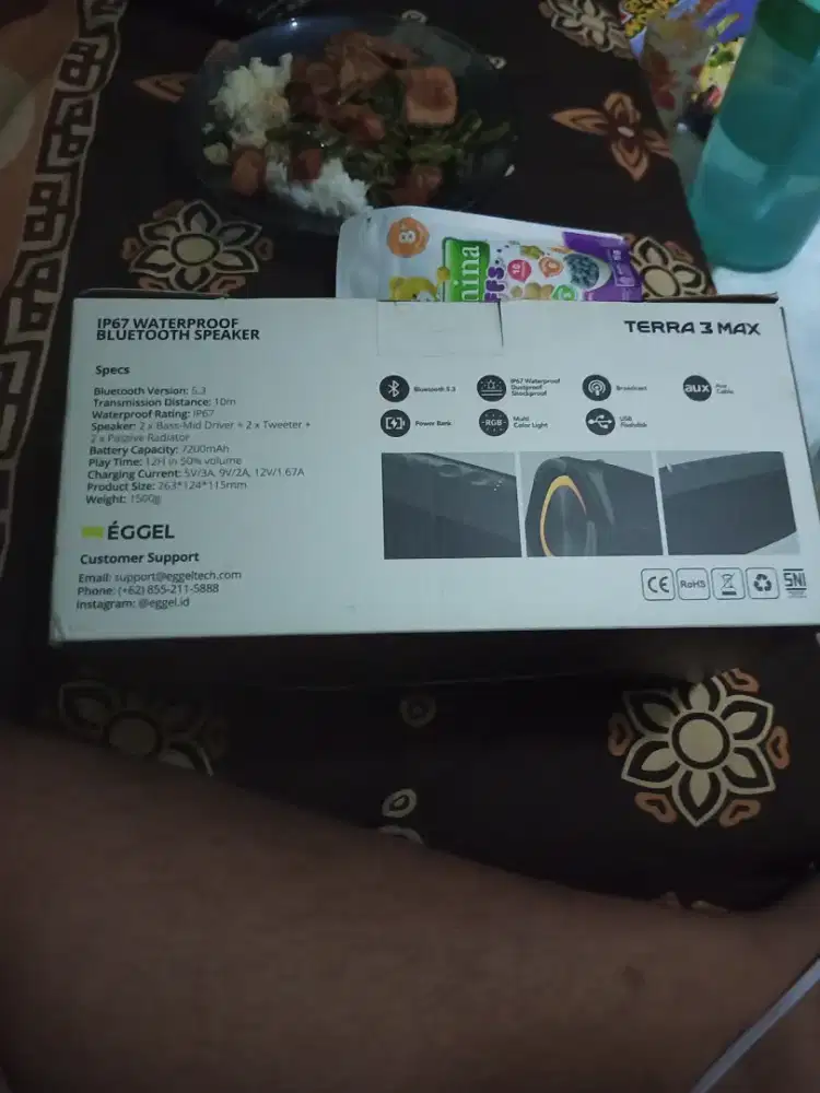 Speaker bluetooth eggel terra 3 max