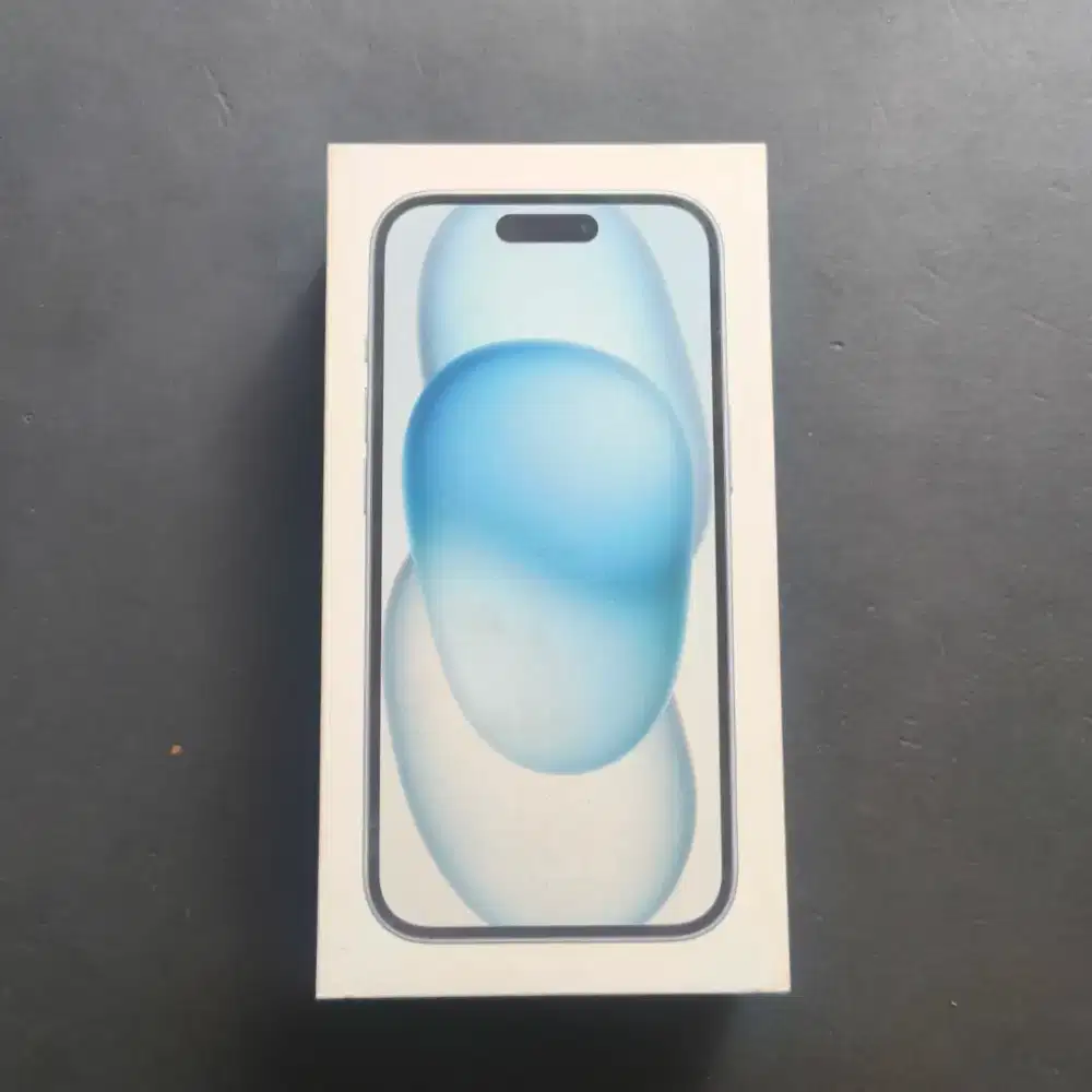 IPHONE 15 BLUE 128GB GARANSI RESMI IBOX